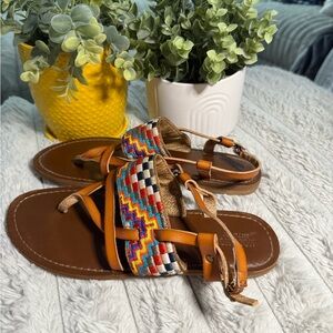Colorful Woven Sandals